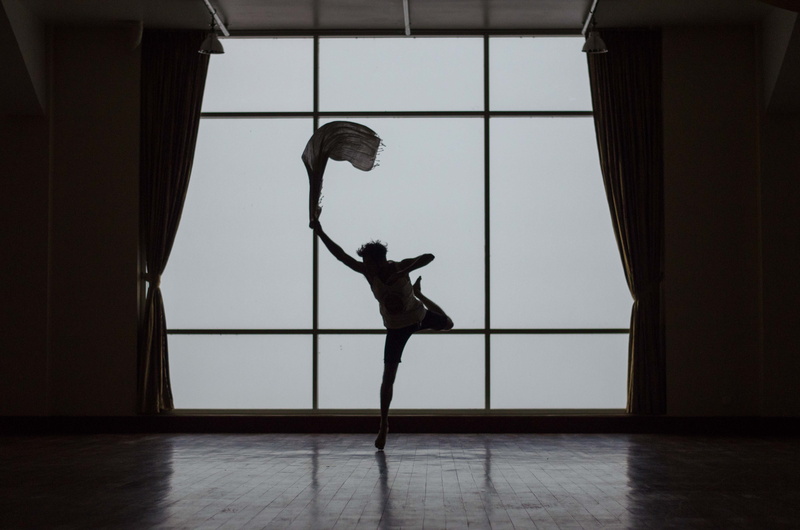ballet dancer, indoors, man, women, person, leisure activity, lifestyles, skill, arms raised, stage, people, human arm, full length, performance, dancing