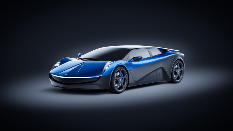 Electric Sedan, 2017, 4K, Elextra, 4K, Concept cars