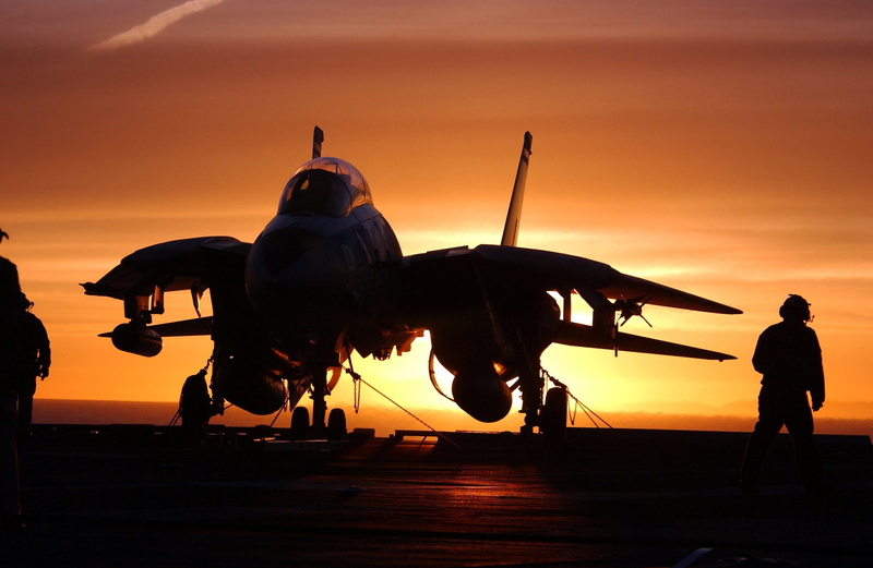 airplane, navy, sea, taking, orange color, people, sailor, jet, naval, army, airman, aircraft carrier, cloud - sky, nature, sunset, silhouette, military jet fighter