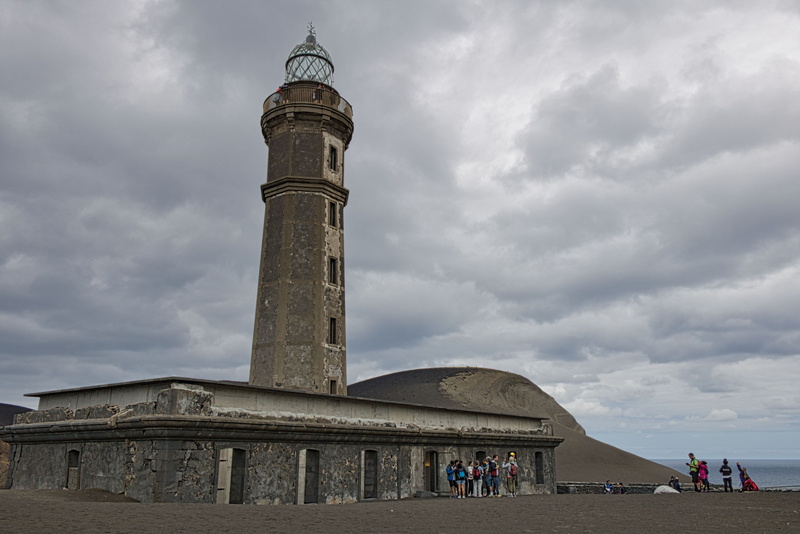 comanche, clouds, large group of people, navigation, faial, the past, macaronesia, lighthouse, eruption, isthmus, architecture, history, water, incidental people
