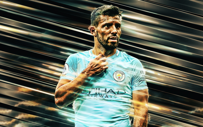 Sergio Agüero, 4K, Manchester City F.C., Argentinian, Soccer