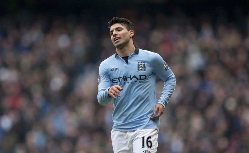 Argentinian, male, 2K, play, wearing, soccer, blue, jersey, long, 4K, Sergio Agüero, sleeved, Footballer