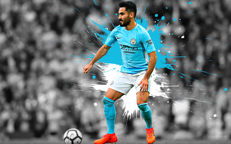 Manchester City F.C., Soccer, German, 4K, İlkay Gündoğan
