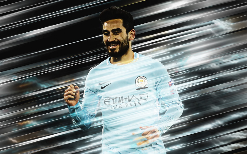 Soccer, German, 4K, İlkay Gündoğan, Manchester City F.C.