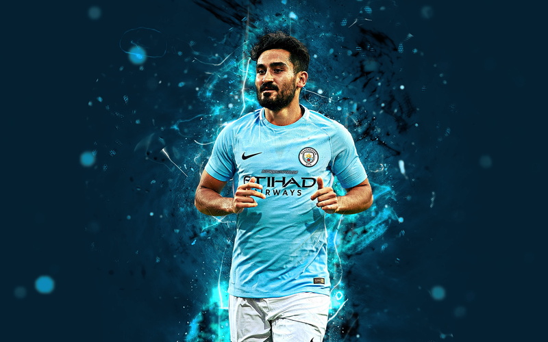 Manchester City F.C., İlkay Gündoğan, 4K, Soccer, German