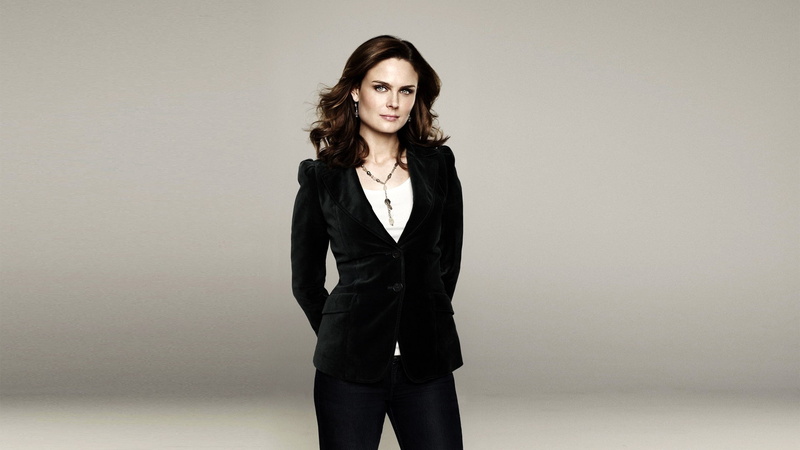 beautiful woman, copy space, portrait, adult, young women, jacket, hair, three quarter length, beauty, Emily Deschanel, standing, pants, looking at camera