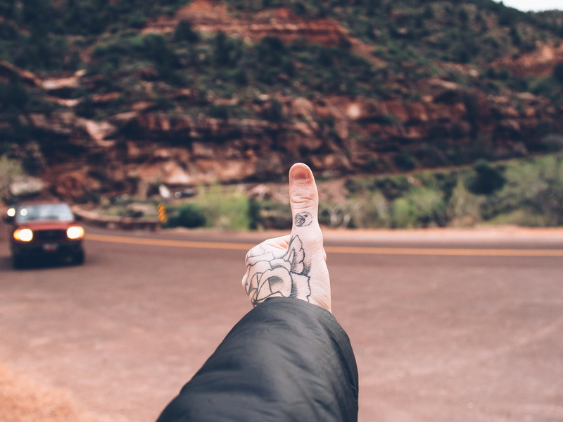 focus on foreground, 4K, jeans, mountain, hand, tree, day, rock, explore, one person, road, human foot, men, low section, unrecognizable person, red, human leg