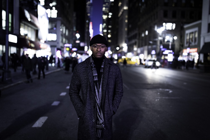 5K, middle, illuminated, style, bonnet, vehicles, asphalt, building exterior, clothing, formal coat, hands in pockets, young men, scarf, road, blurred background