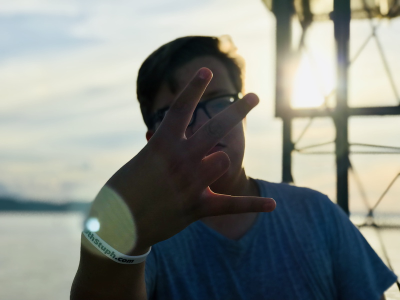 hand, communication, evening, pepin, outdoors, one person, metel, united states, leisure activity, close-up, holding, sky, dock, lifestyles, 303 1st st