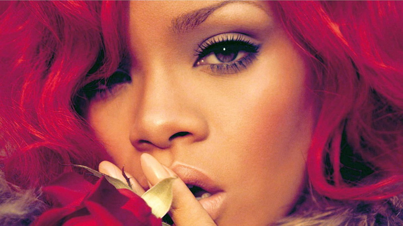 1080P, rihanna, face, color, look, haircut