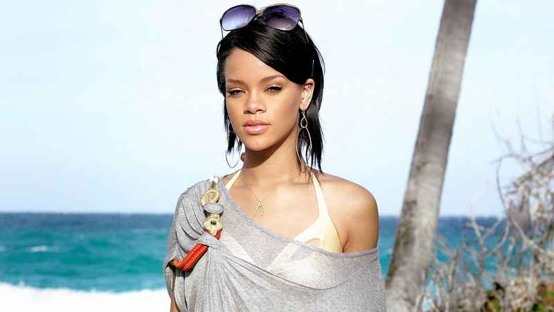 sea, horizon, rihanna, 1080P, glasses, sunlight