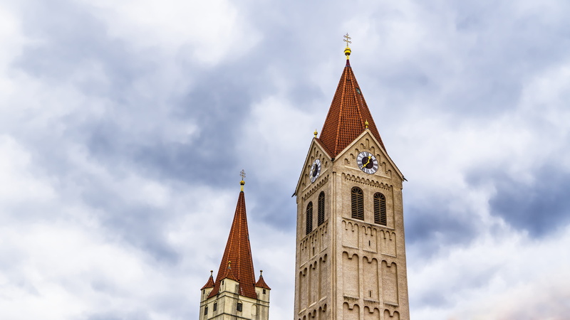 window, tower, steeple, high, tall - high, day, religious, travel destinations, great, belief, historically, nature, historic center, clock, no people