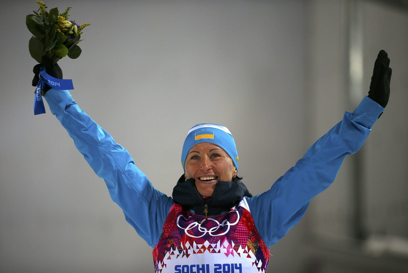 Ukraine, 2K, Vita Semerenko, Biathlon, The XXII Winter Olympic Games, Sochi 2014