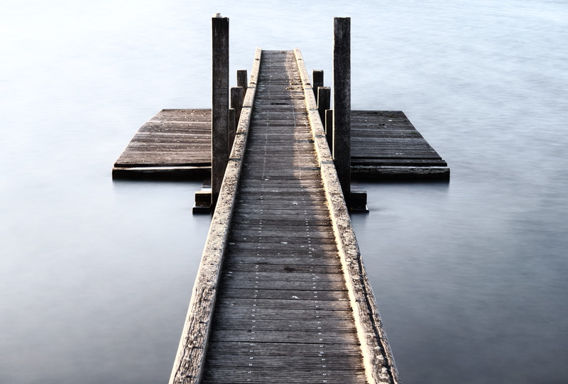 wood - material, direction, 5K, pier, calmness, port, the way forward, water, tranquil scene, back, beauty in nature, longexposure, long, housing