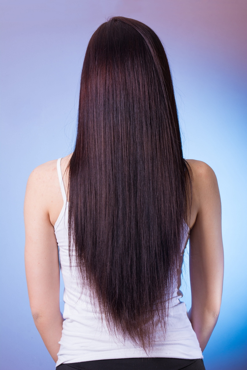 clean, camisole, vertical, person, one person, fashion, perfection, brown hair, pampering, back, only women, obscured face, white, people, girl, straight