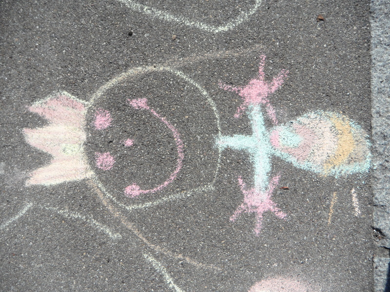figure, representation, city, 4K, outdoors, males, photo, kids, drawing - art product, painting, street chalk, creativity, cheerful, art, chalk, human