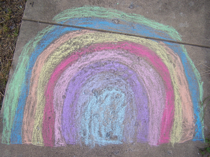 close-up, art and craft, textured, photography, water, pollution, sidewalk chalk, road, texture, kids drawing, rainbow, high angle view, happiness, leisure