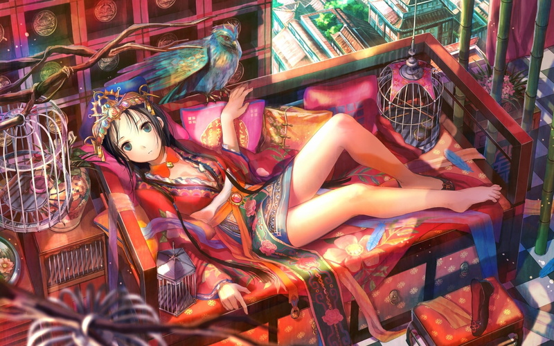 carnival, multi colored, one person, 1080P, original characters, human representation, for sale, day, anime, mannequin, large group of objects, real people
