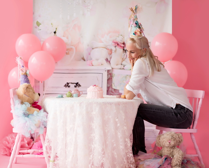 women, job interview, gift, table, proposal, females, child, fun, hat, indoors, wearing, party, dress, bear, one person, chair, front, sitting, love, innocence