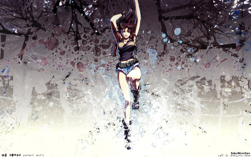 x, 720P, hd, black, okay, art, anime, dumping, back, lagoon, hot