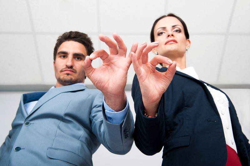 corporate business, indoors, young, occupation, guy, fingers, gesturing, couple, hands, however, males, business, businesswoman, cooperation, two, people
