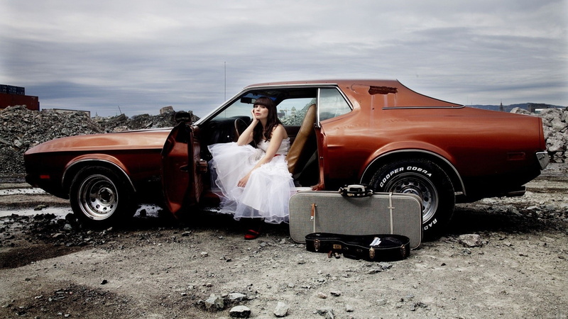 cars, women, larsen, brunettes, 1080P, girls, marit