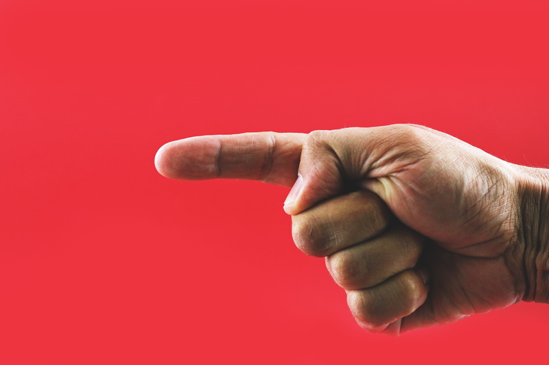 hands, men, 4K, aggression, people, red, hand sign, human hand, various, negative emotion, punching, colored background, pointing, finger, fist, human finger