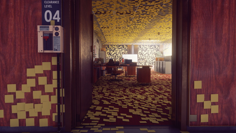 office, post-it notes, Control 2019 PC Game, Control, 4K
