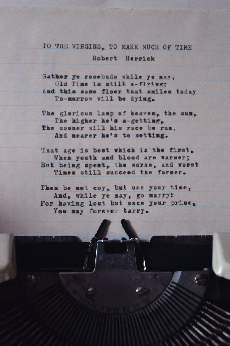 wall - building feature, robert herrick, paper, poem, music, vintage, text, no people, carpe diem, antique, indoors, to the virgins, old, history, 4K