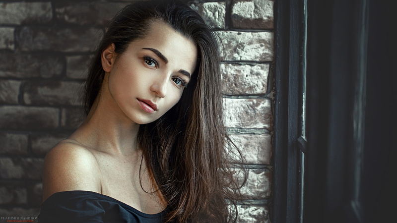 model, 1080P, Vladimir Nabokov, face, portrait, women