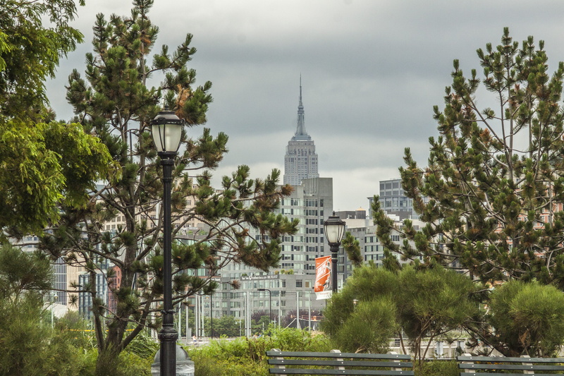 architecture, building, outdoors, building exterior, empire state building, tree, tall - high, growth, sky, nature, travel destinations, tribeca, park
