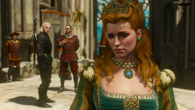 video game characters, crown, 1080P, women, anna henrietta, modding, The Witcher, The Witcher 3: Wild Hunt, The Witcher 3: Wild Hunt - Blood and Wine