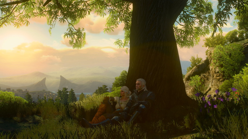 The White Wolf, The Witcher 3, Geralt of Rivia, video games, Ciri (The Witcher), Toussaint, The Witcher 3: Wild Hunt - Blood and Wine, 1080P, CD Projekt RED