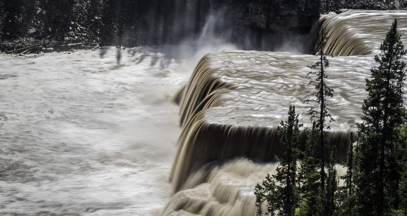 motion, hydroelectric power, landscape, splashing, 5K, flowing, river, tree, land, scenics, outdoors, flowing Water, water, twin falls gorge territorial park