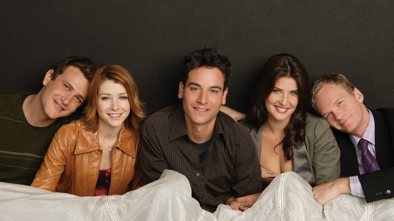 people, group of people, sitting, young adult, portrait, headshot, togetherness, How I Met Your Mother, men, friendship, happiness, front view, positive emotion