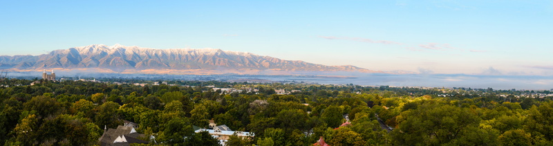 cityscape, no people, logan, nature, building exterior, environment, lds temple, beauty in nature, sunset, scenics - nature, 8K, utah, forest, architecture
