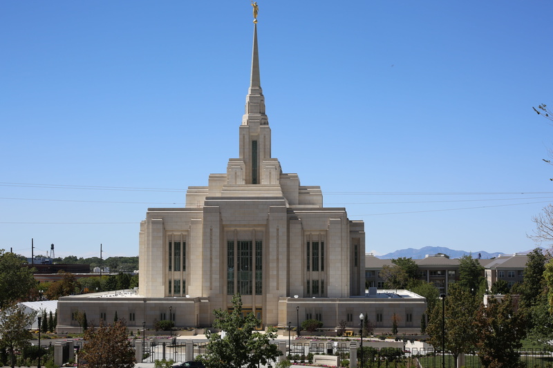 brigham young, building, church, skyscraper, city, place of worship, prayer, plant, nature, no people, 5K, dark, religion, spire, landmark, mormon, concept
