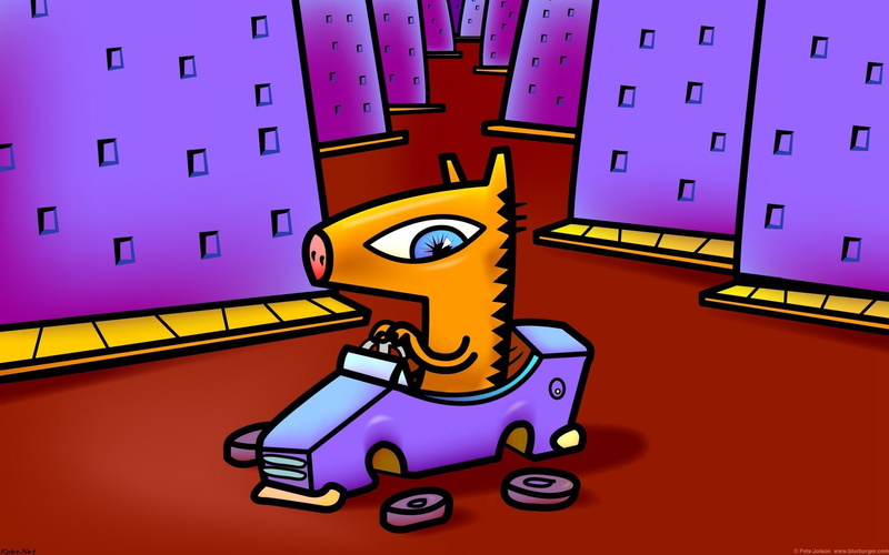 blurburger, comics, puzzle, 1080P, cartoon, anime, game