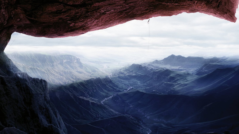 himalayas, scenics - nature, height, outdoors, water, extreme, tranquil scene, adventure, solid, hill, scenics, cliff, snow, sunlight, sky, no People, mountains