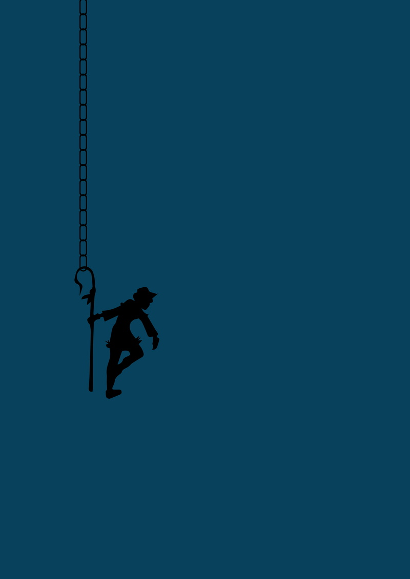 nature, rope, outdoors, one person, joker, copy space, clown, blue, day, sport, silhouette, 8K, moving up, communication, leisure activity, challenge