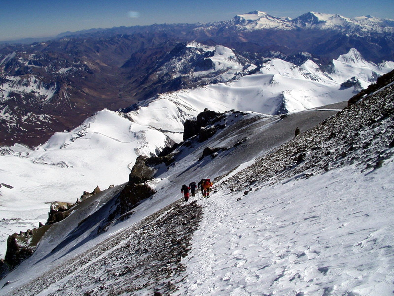 climb to the summit, cold, snow, snowcapped mountain, expedition, leisure activity, 720P, argentina, mountain range, andes, climbing, mountaineering, cold temperature