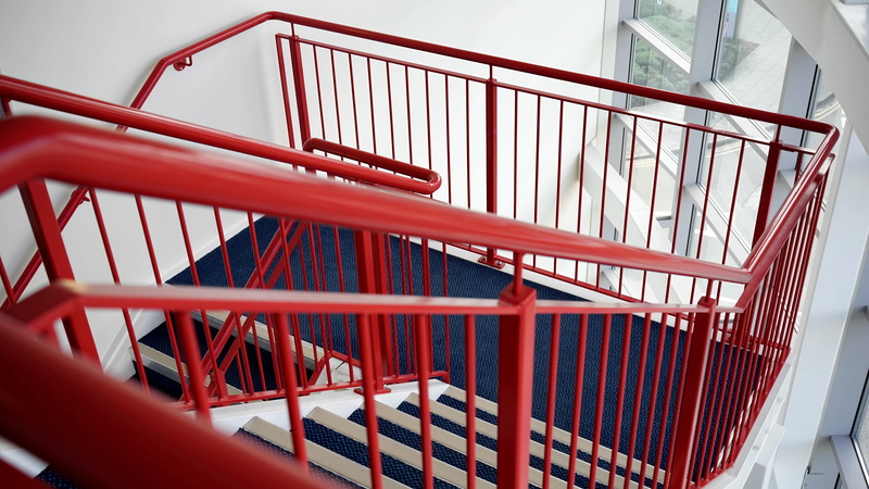 human hand, interior, design, handrails, built structure, stairway, metal, wooden, lifestyles, security, day, human body part, architecture, pattern, steps