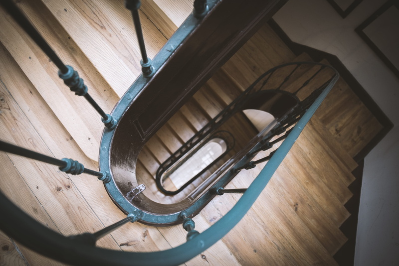 directly above, vessel, 4K, parquet, step, flooring, green, watercraft, steps, home interior, banister, built structure, directly below, architecture