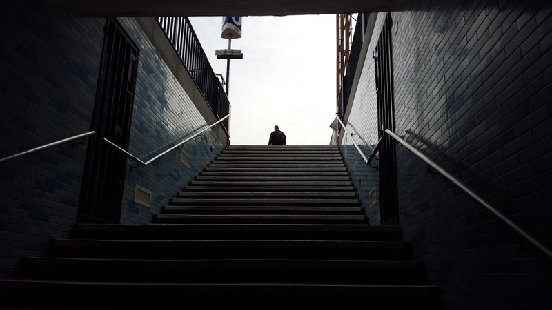 real people, 5K, one person, Steps, building, day, stairs, staircase, Stairway To Heaven, outdoors, architecture, full length, steps and staircases, lifestyles