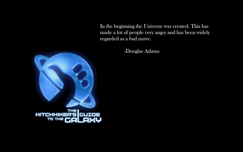 galaxy, guide, hitchhikers, adams, 720P, douglas