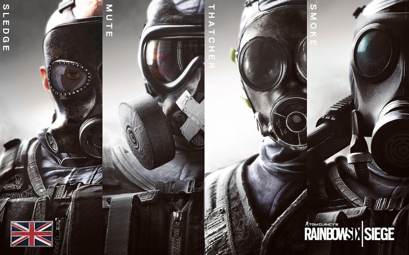 people rainbow six siege computer game swat, 1080P