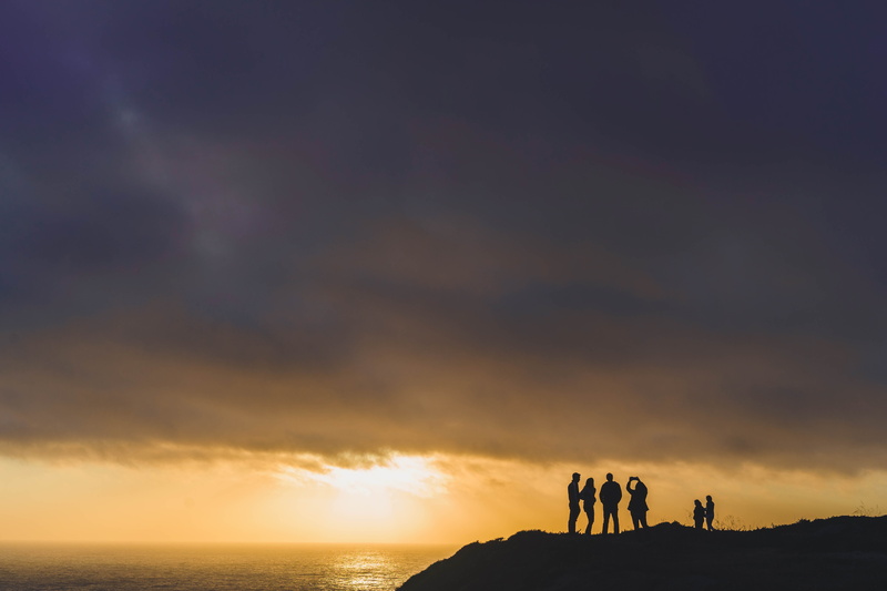 silhouette, sunrise, land, six, beauty in nature, tranquil scene, cloud, body, scenics - nature, leisure activity, horizon, landscape, togetherness, hour