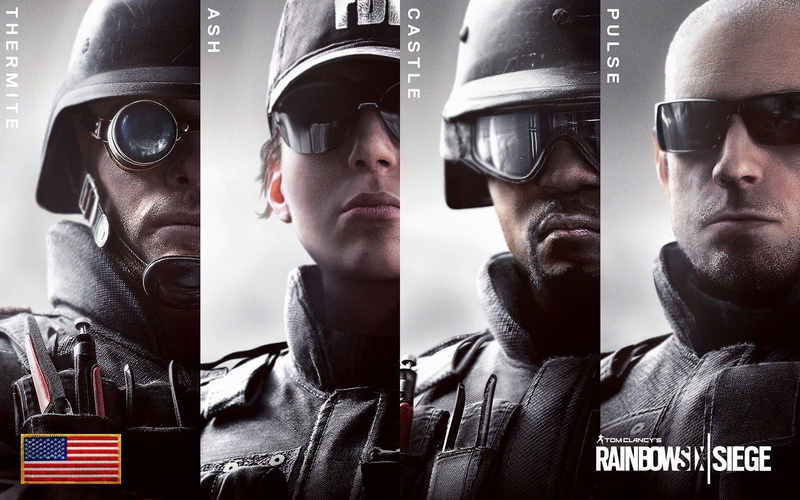 1080P, people rainbow six siege computer game swat
