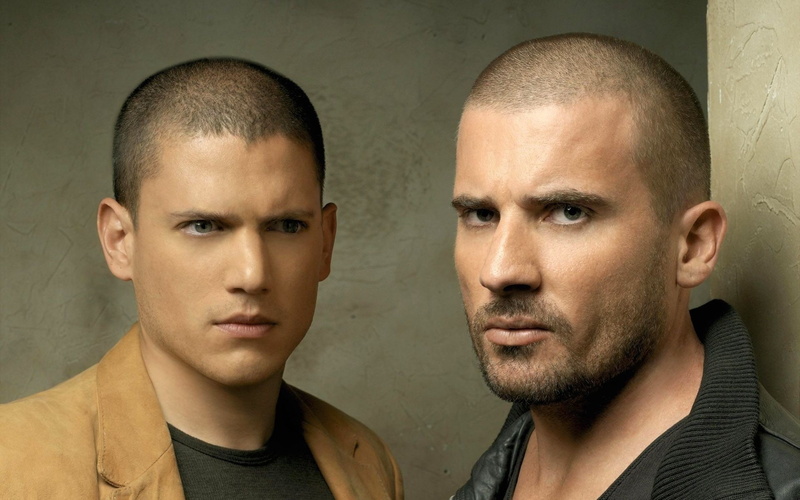 two people, 1080P, Actors, young adult, men, portrait, looking at camera, hairstyle, Wentworth miller, close-up, beard, Prison break, front view, males