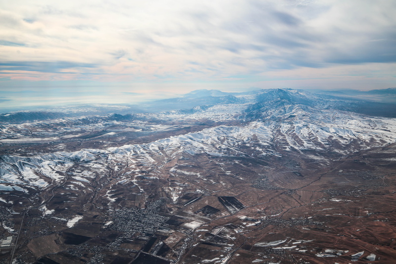 environment, from above, sky, tranquil scene, landscape, aerial, mountains, tranquility, snowcapped mountain, non-urban scene, scenic, cloud - sky, aerial view